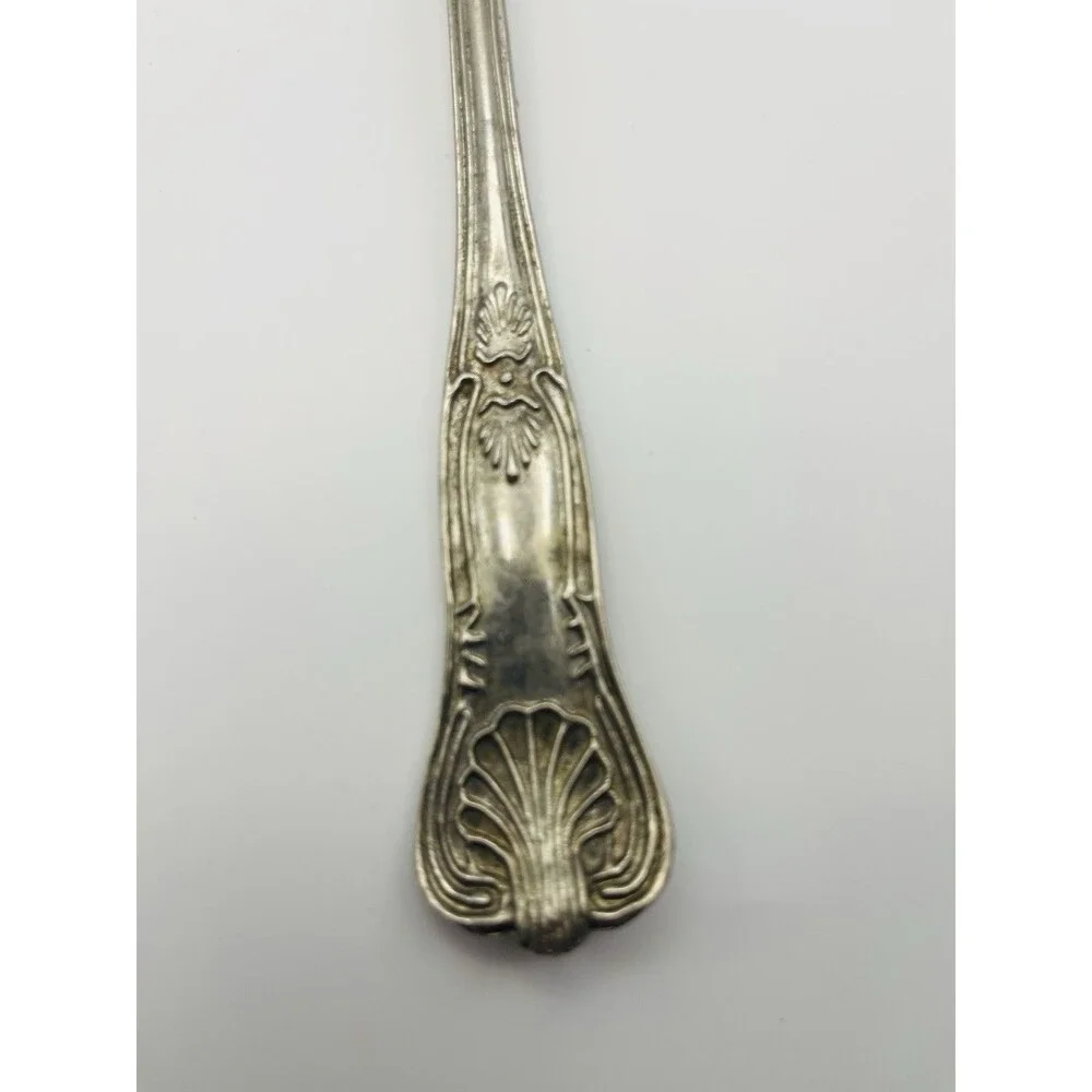 Vintage Silverplate Cake & Pie Server Set Ornate Engraved Floral